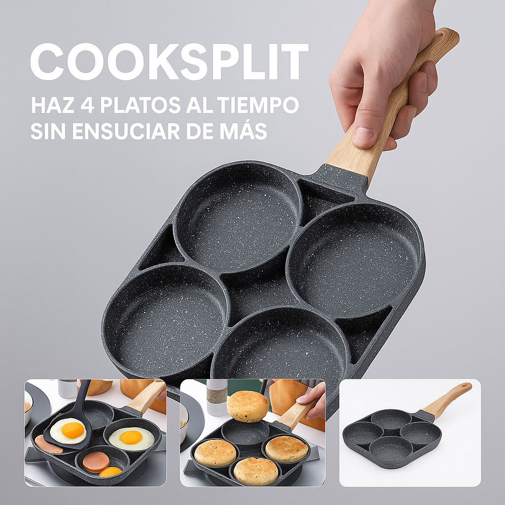 CookSplit | Sartén Múltiple ANTIADHERENTE