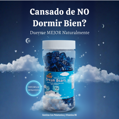 DREAM BEARS | Gomitas Para Dormir Mejor ¡OFERTA 2x1 + 40% OFF!!