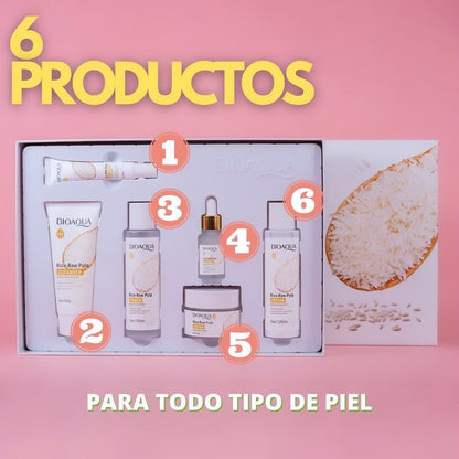 BIOAQUA | Kit de 5 piezas Rejuvenecedor Facial + GRATIS Tónico Facial