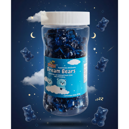 DREAM BEARS | Gomitas Con Melatonina Natural y Vitamina B6 Para Dormir Mejor ¡OFERTA 2x1!