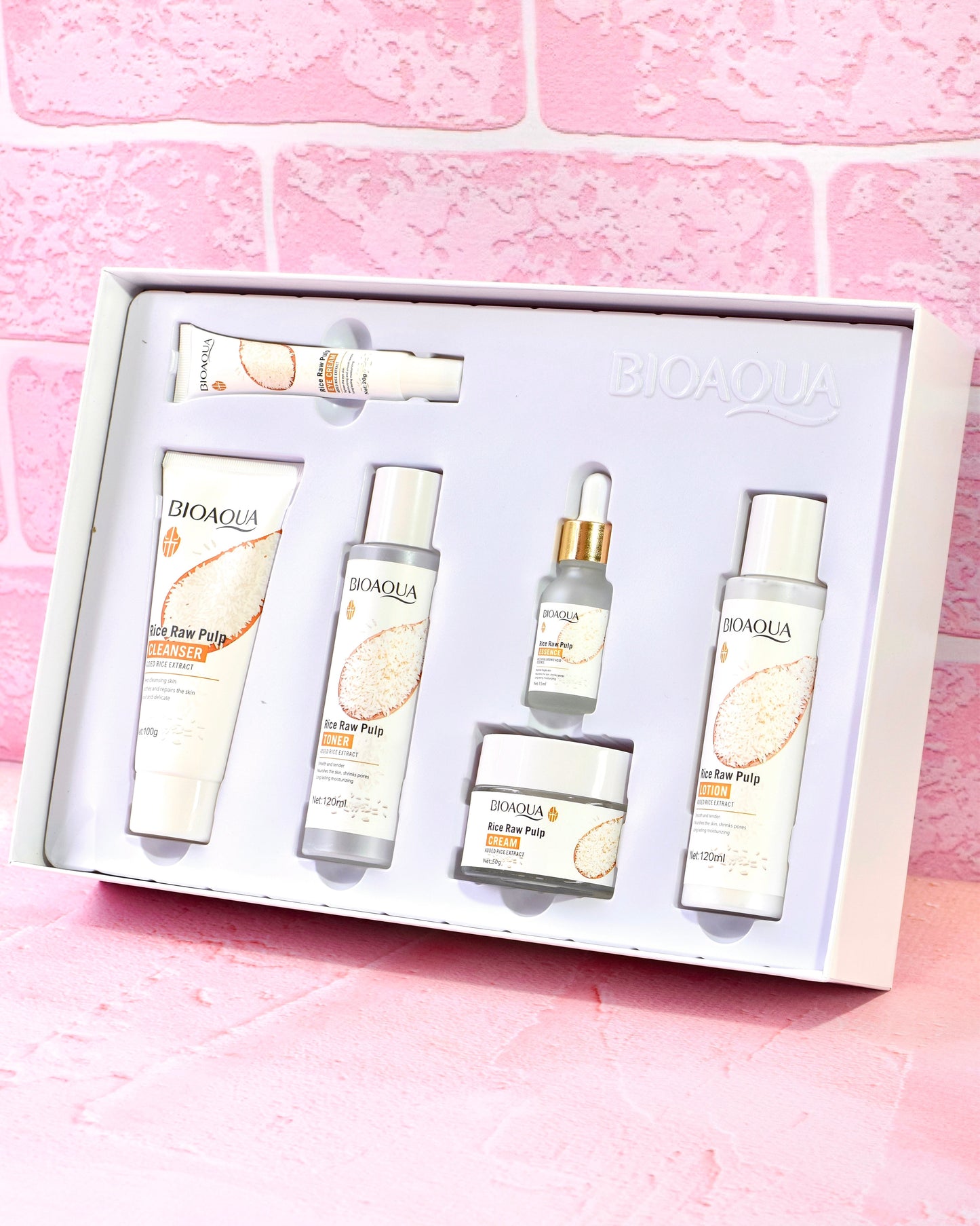 BIOAQUA | Kit de 5 piezas Rejuvenecedor Facial + GRATIS Tónico Facial